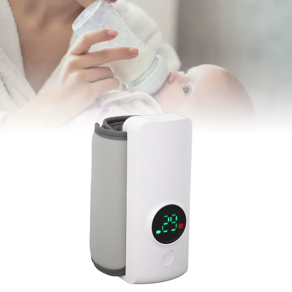 【Hot】Bottle Warmer for Travel Wireless Portable Infant Milk Warmer Sleeve Constant Temperature 6000Mah Battery Powered