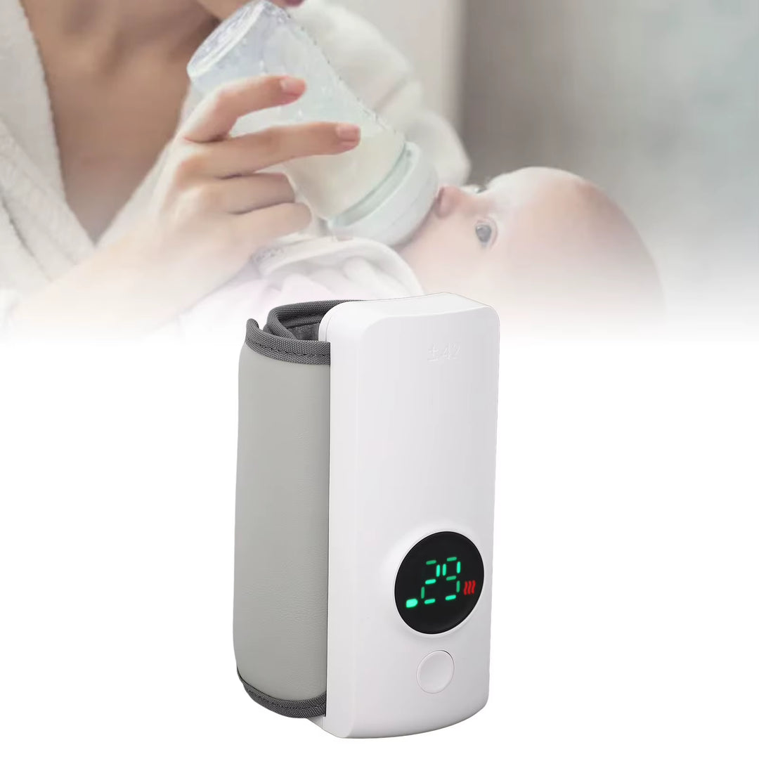 【Hot】Bottle Warmer for Travel Wireless Portable Infant Milk Warmer Sleeve Constant Temperature 6000Mah Battery Powered