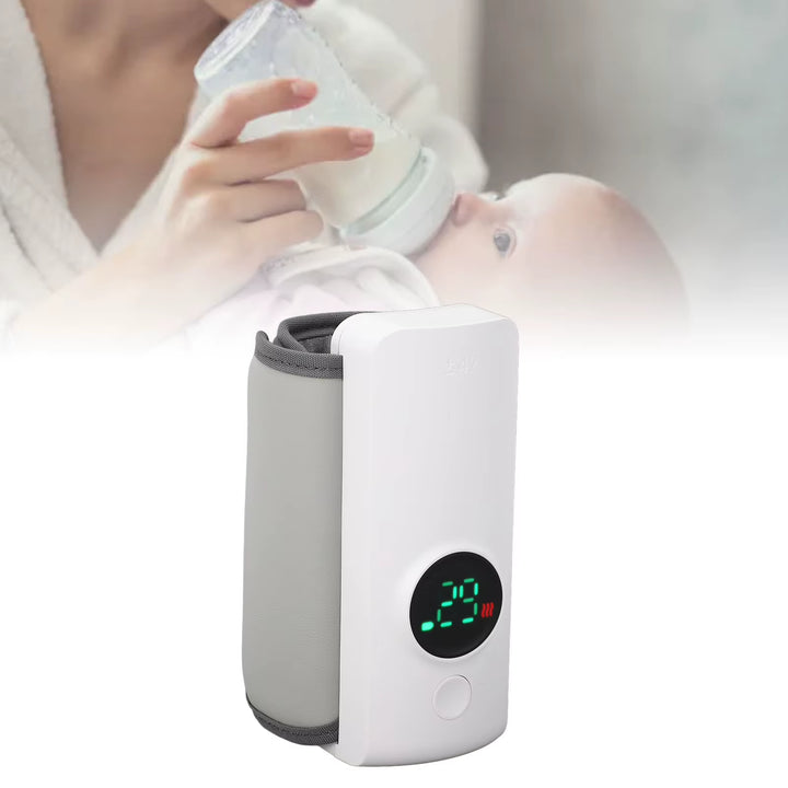 【Hot】Bottle Warmer for Travel Wireless Portable Infant Milk Warmer Sleeve Constant Temperature 6000Mah Battery Powered