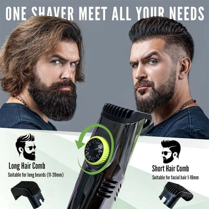 Cordless Electric Hair Trimmer Professional Hair Cutting Multifun Ctional Men Razor Built-In Vacuum Clipper Rechargeable