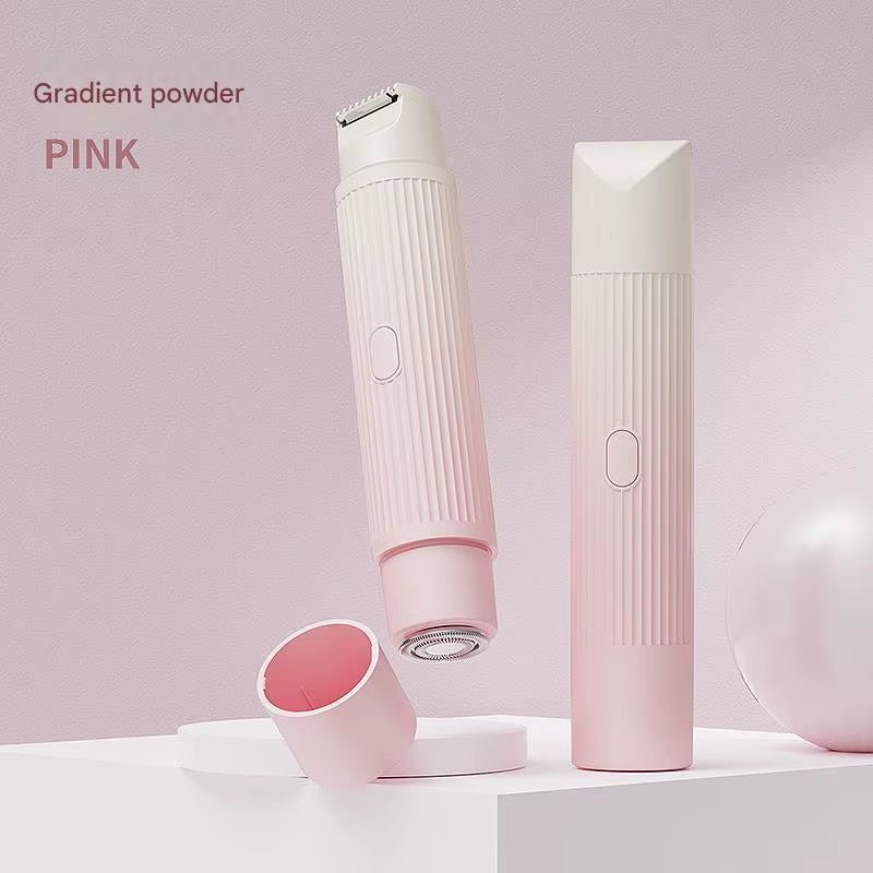 Dual Head Scraper, 2-In-1 Hair Remo Electric Hair Clipper for Women, Underarm Private Area, Leg Hair and Body Hair Scissors