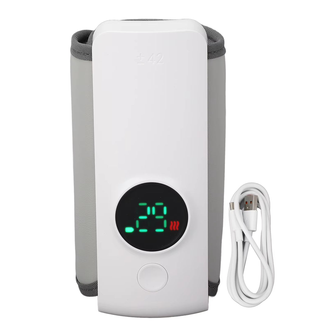【Hot】Bottle Warmer for Travel Wireless Portable Infant Milk Warmer Sleeve Constant Temperature 6000Mah Battery Powered