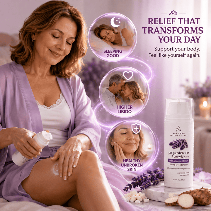 Menopause Relief Cream- Bioidentical Progesterone from Wild Yams