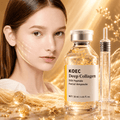 Aurum™ 24K gold wrinkle care silk collagen cream by Aarwaan, featuring a sleek jar with gold accents and luxurious packaging.
