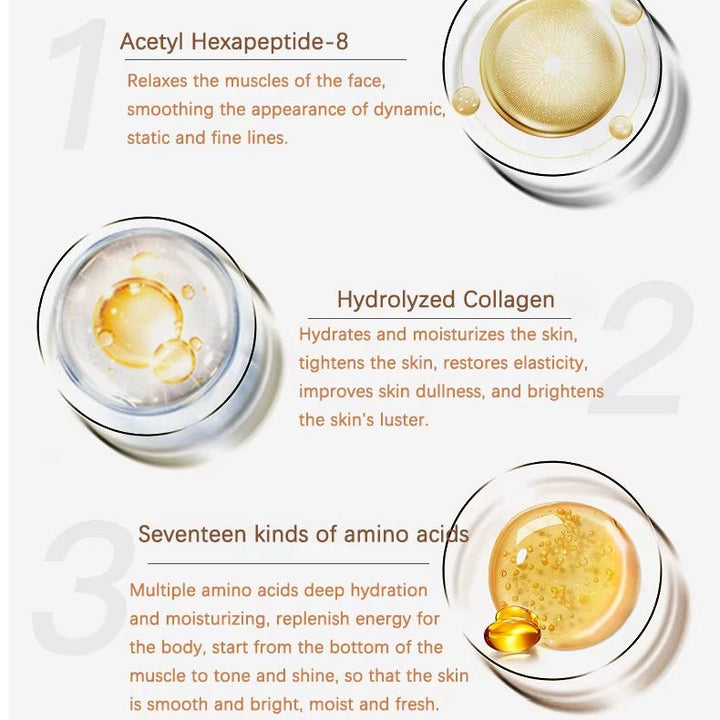 Korean collagen face mask by aarwaan showing a soft, hydrating sheet mask ready for skincare application.