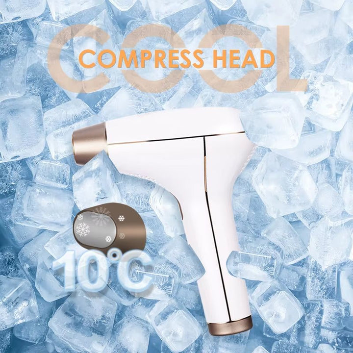 Cordless Laser Hair Removal Rechargeable 4In1 Replaceable Lamp Cooling Painless Permanent Bikinis Trimmer IPL Epilator