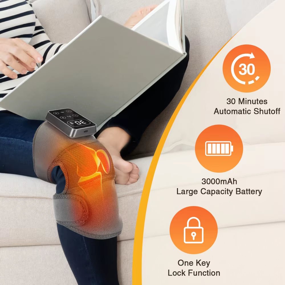 Electric Heating Wrist Massager Hot Compress Vibration Massage Wrist Guard Band Knee Massager Ankle Vibration Heating Massager